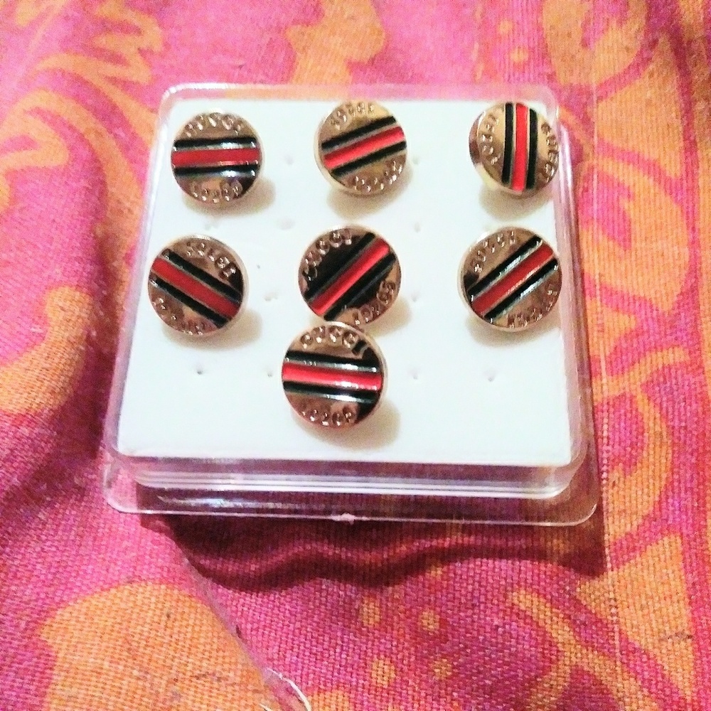 7 Vintage Authentic Gold Gucci Buttons